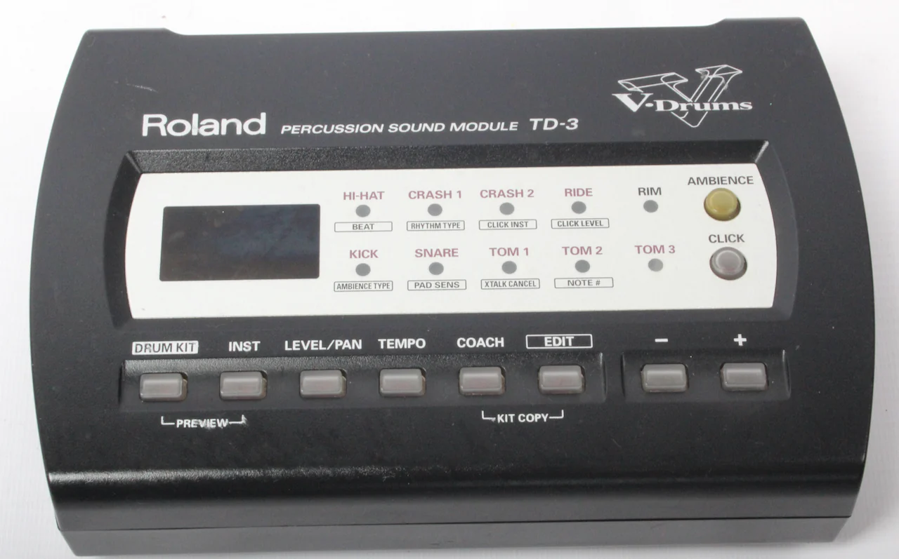 Roland TD-3 Electronic Drum Module Brain Trigger Interface MIDI In/Out